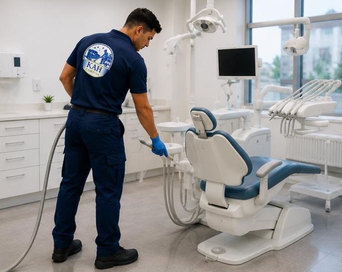 Cabinet médical entretenu et désinfecté par KAH Services à Genève