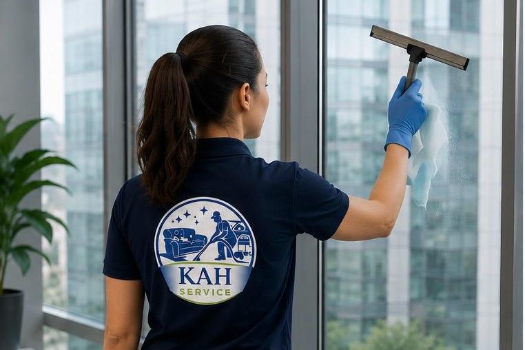 Nettoyage de stores et de vitres par KAH Services à Genève